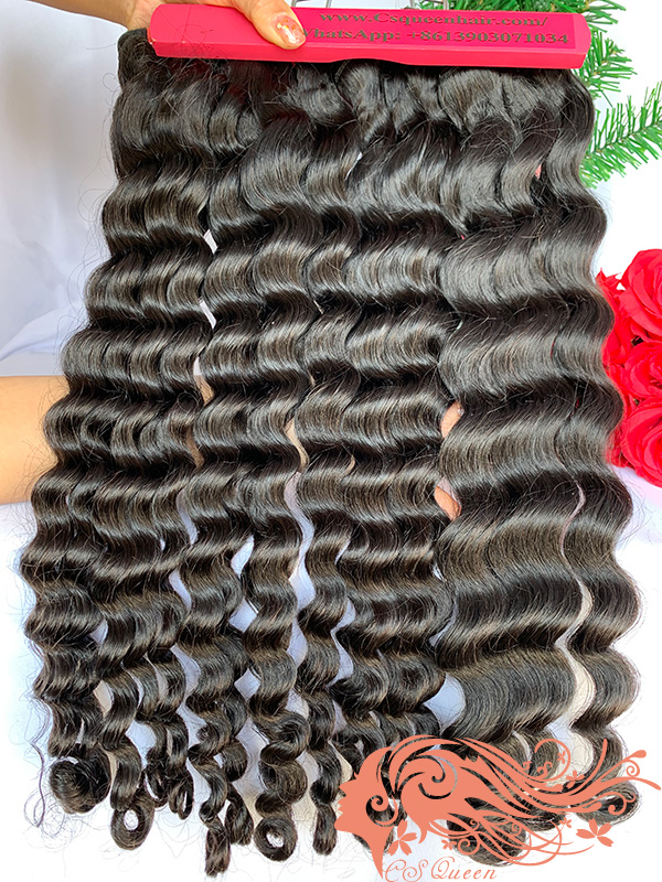 Csqueen 9A Paradise wave Hair Weave 6 Bundles Unprocessed Virgin Human Hair